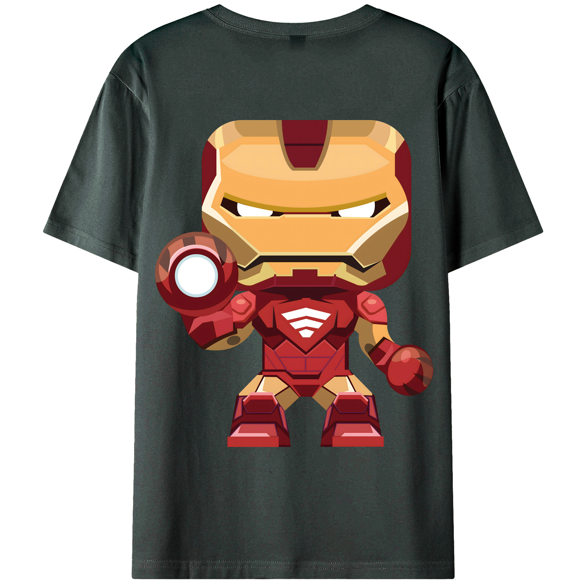 （画像用） アベンジャーズ The Avengers 綿100％ メンズ半袖Tシャツ（バックプリント） 通気性